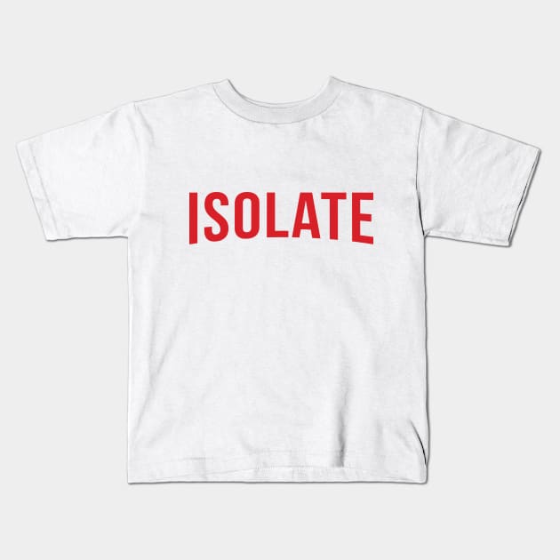 Isolate Kids T-Shirt by MrLarry